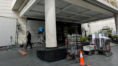 Los Andes | Luisana Lopilato y Benjamín Vicuña son los protagonistas de la película Mensaje en una botella que se está terminando de rodar en Mendoza. Foto: Orlando Pelichotti / Los Andes”Foto: Orlando Pelichotti