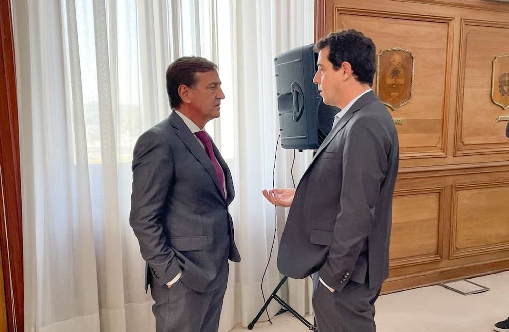 Rodolfo Suárez y Eduardo De Pedro. Prensa Gobierno