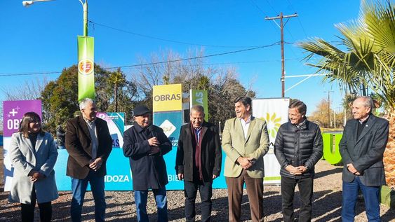Nuevo pavimento en el circuito que une San Martín, Rivadavia y Junín