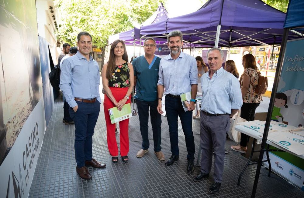 Ulpiano Suarez participó de actividades de prevención de diabetes y enfermedades cardiovasculares
