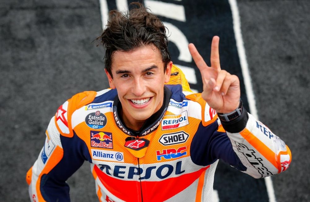 Marc Márquez no pudo contener las lágrimas luego de conseguir la victoria en el Gran Premio de Alemania. El español ganó después de 581 días.