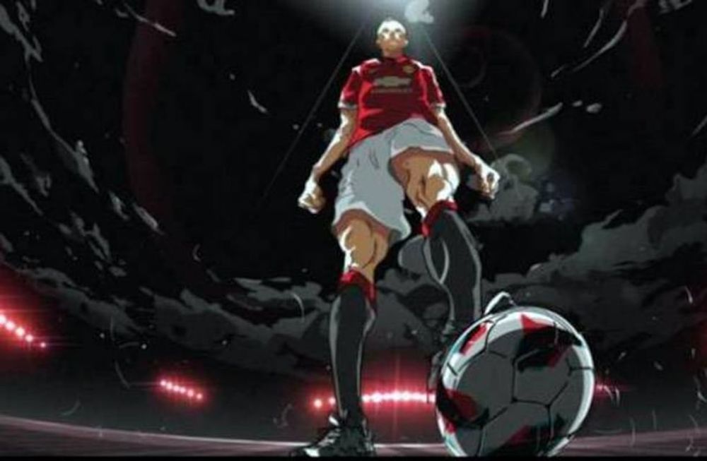 Di María, protagonista en el animé de Manchester United