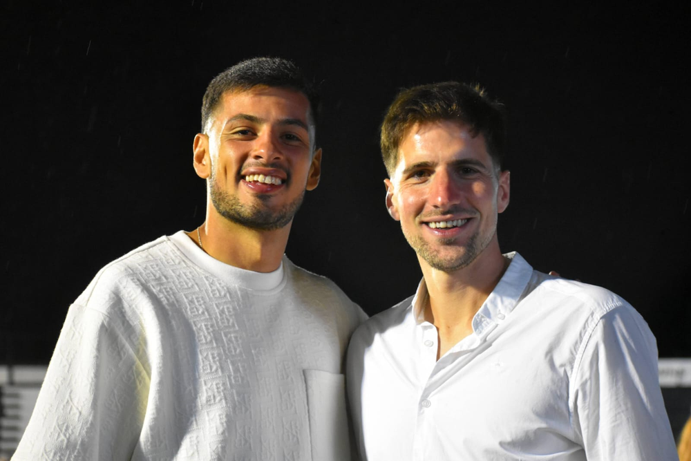Los goleadores del Lobo Nicol&aacute;s Ferreyra e Imanol Gonz&aacute;lez.