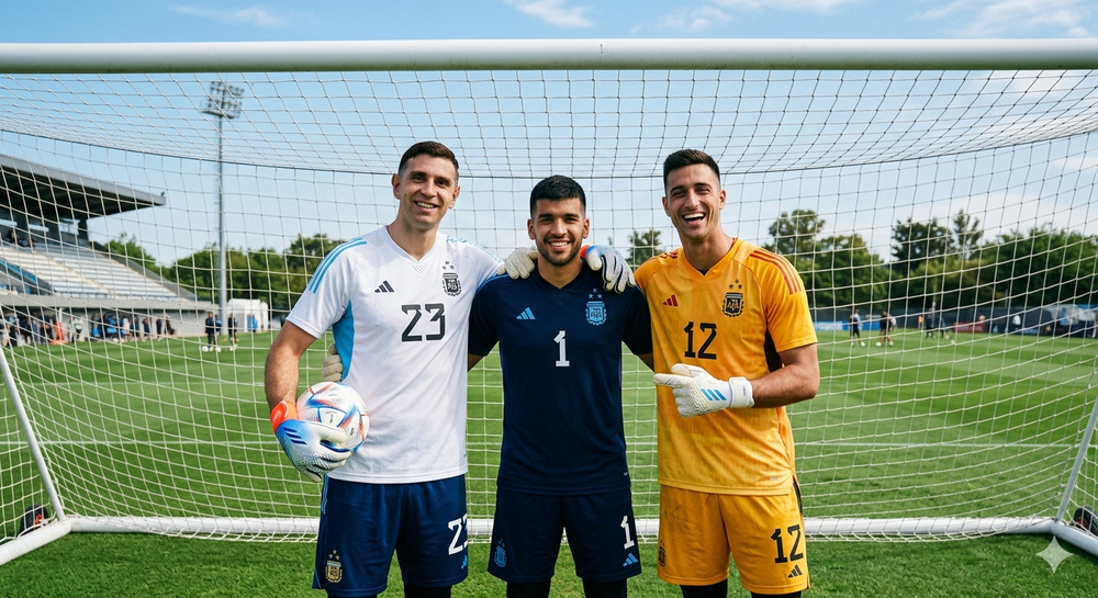 Rulli vs. Musso: la pelea por el arco de la Selección Argentina ante la alarma por el Dibu Martínez.&nbsp;