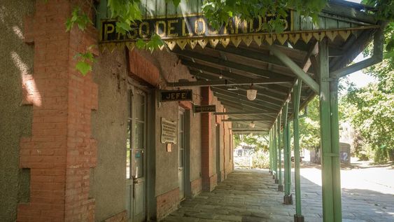 Estación de tren, Paso de Los Andes, ex estación del ferrocarril trasandino que está ubicada al oeste de Chacras de Coria. Foto: Ignacio Blanco / Los Andes