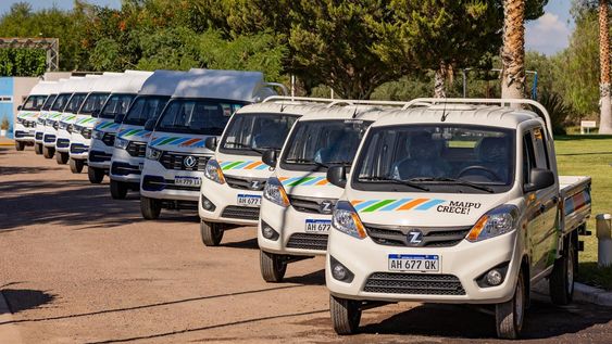 maipu refuerza su flota municipal con la inversion mas importante de su historia