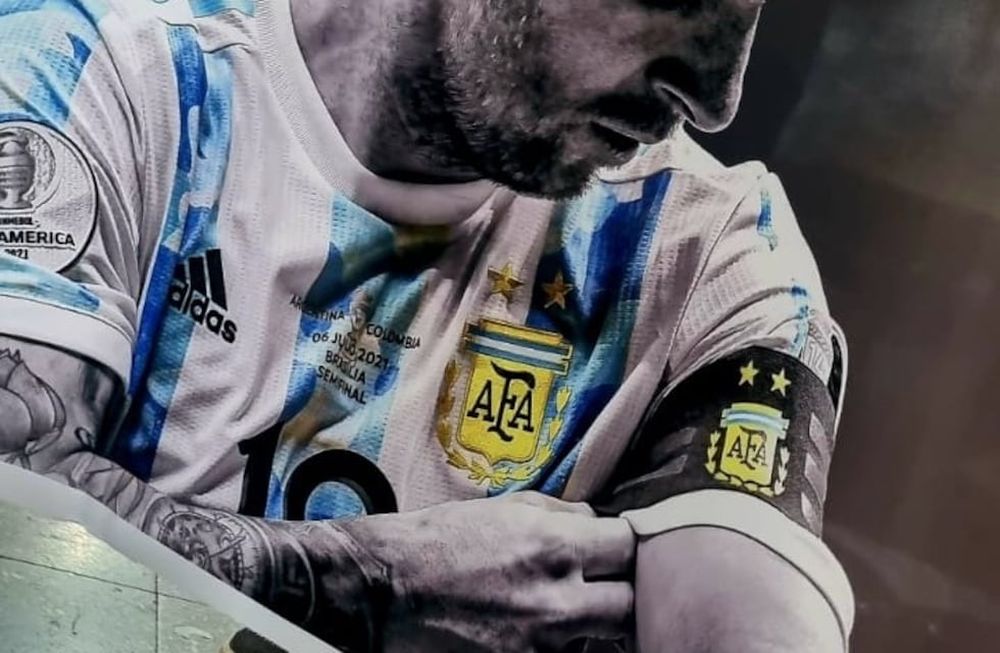 La empresa mendocina Digitaltex realizó más de 7 mil banderas por el Mundial de Qatar 2022