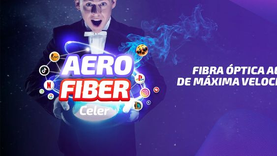 Celer Internet presenta Aerofiber: fibra óptica aérea de máxima velocidad
