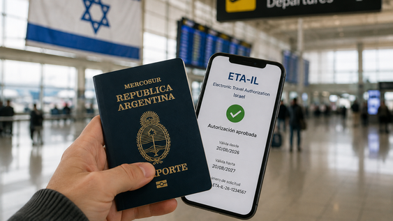 israel se suma al reino unido y a europa con autorizaciones electronicas para viajeros argentinos: que permisos hay que tramitar