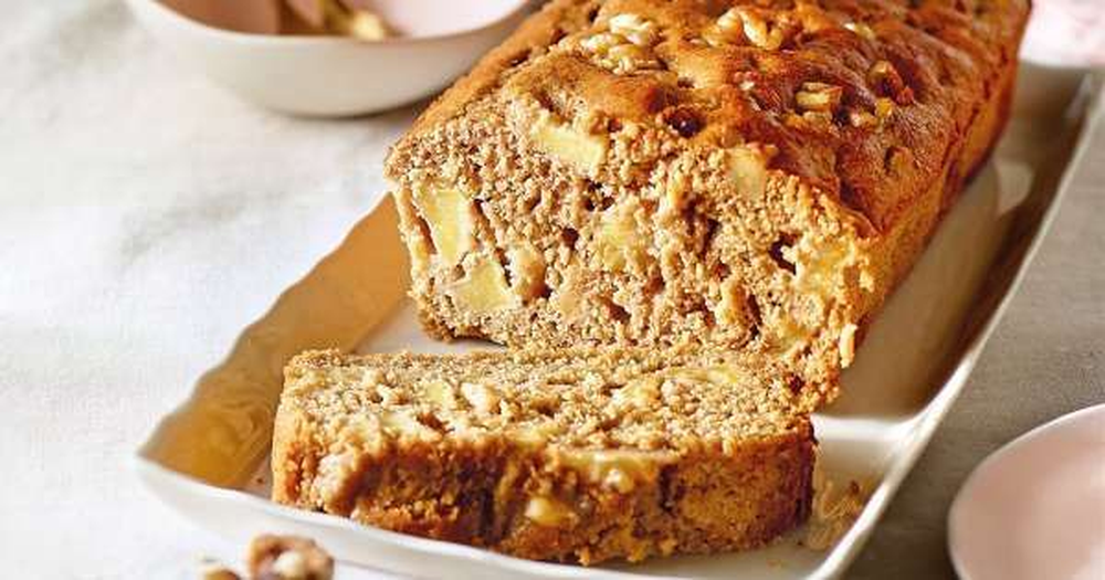 El budín&nbsp; de manzana delicioso y saludable.