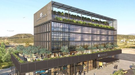 .El nuevo edificio corporativo tiene vista 360 y espacios al aire libre, tendrá una gran terraza y una sala de reunión al aire libre;.