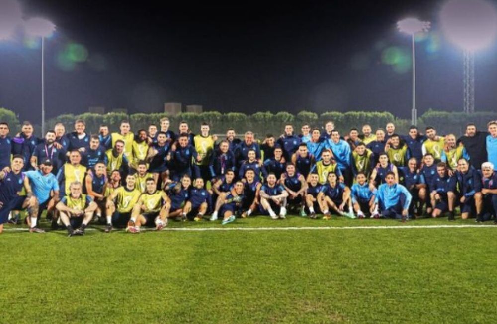 “Más que nunca TODOS JUNTOS”, escribió Rodrigo De Paul. Foto: @rodridepaul / Instagram.