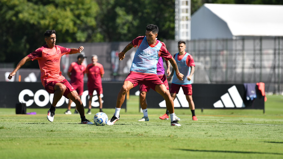 River Plate se entrena bajo las órdenes de Marcelo Gallardo