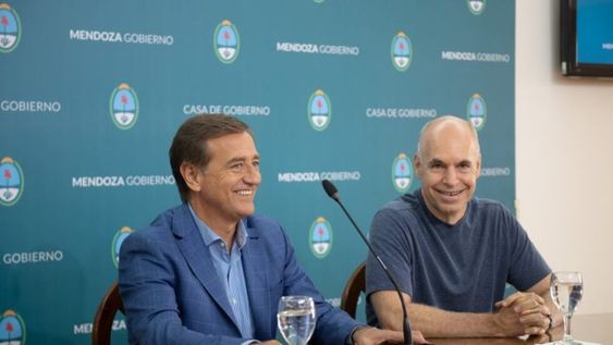 Rodolfo Suarez y Horacio Rodríguez Larreta