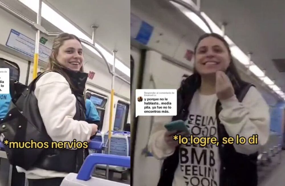 La joven actualiza a sus seguidores de la red social asiática sobre cómo se desarrolla su relación con el chico del tren. Foto: Captura video / @aiixmarie en TikTok