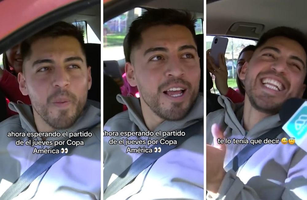 Un joven mendocino fue entrevistado por la TV chilena, les dijo que quería que clasificara la roja en la Copa América y no se aguantó la risa. TikTok