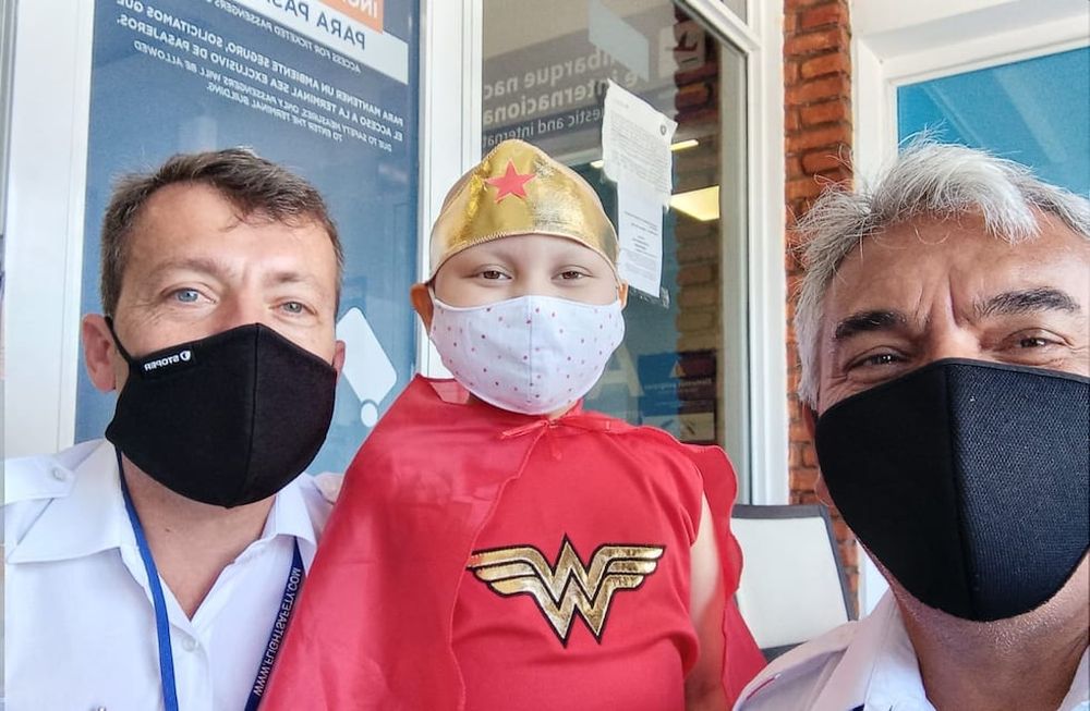 Nicole pudo volver a su casa en Catamarca después de vencer al cáncer. Gentileza