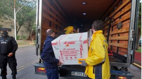 Vacuna Sputnik V: llegaron nuevas dosis a Mendoza, correspondientes a las etapas 1 y 2.