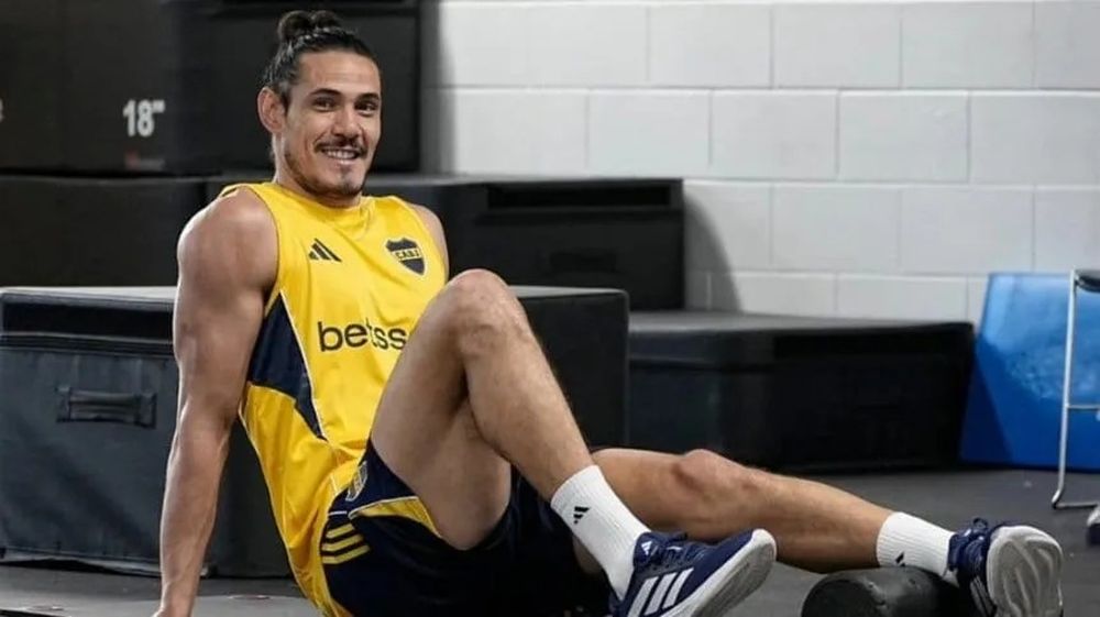 De Uruguayaanse spits Edinson Cavani staat woensdag weer in de basisopstelling tijdens de Copa Argentina.