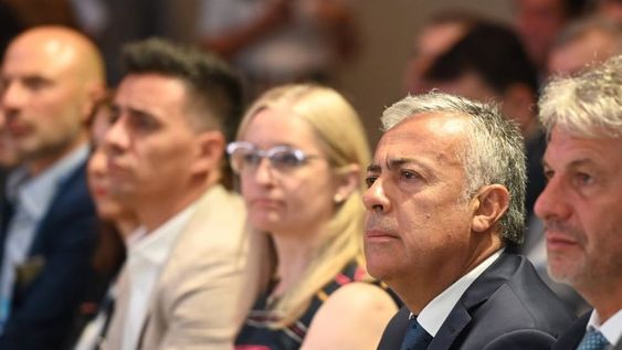 El gobernador Alfredo Cornejo apoyó la estrategia del déficit cero que está llevando adelante Milei. Foto: Prensa Gobierno de Mendoza.