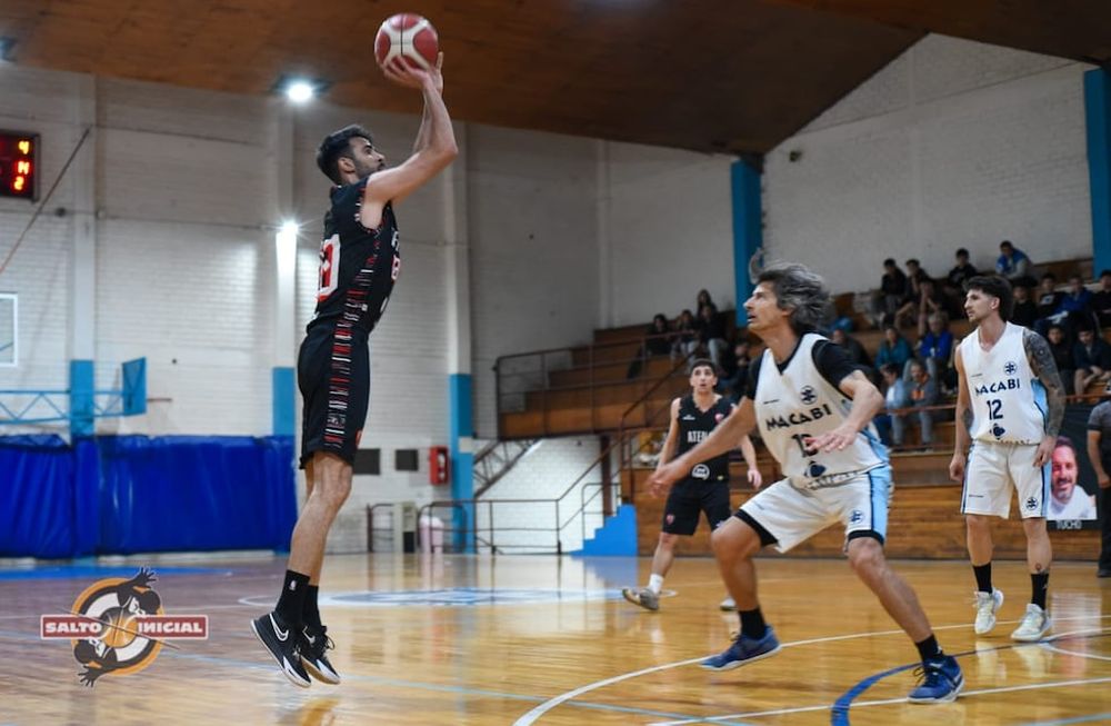 Macabi vs. Atenas, partido suspendido por  insultos antisemitas y agresiones. / Gentileza: SALTO INICIAL.