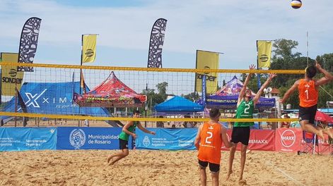 Mendocinos en el Circuito Argentino de Beach Volley./Gentileza