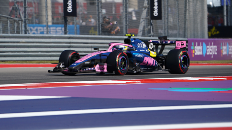 Franco Colapinto en el Circuito de las Américas, en Austin.