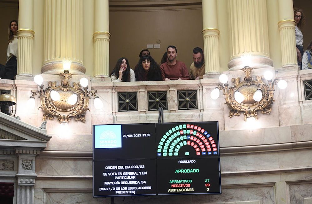 El Senado aprobó cambios a la ley de alquileres con 37 votos a favor y 29 en contra (Foto: Comunicación Senado)