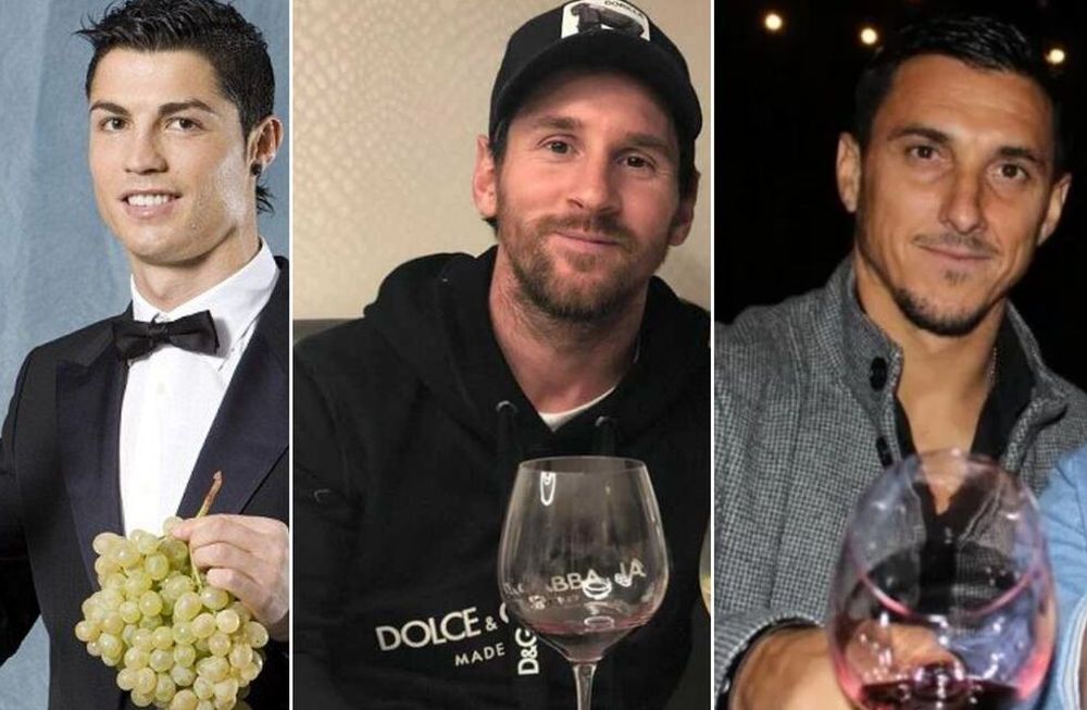 Las figuras más importantes del fútbol tiene sus propios vinos.