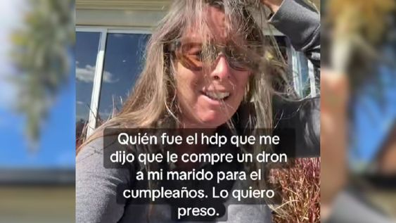 Video viral TikTok: le regaló un dron a su marido, pero el entretenimiento casi termina en dovorcio.