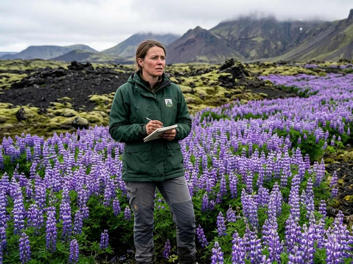 A pesar de su belleza, los lupinos en Islandia se han convertido en un verdadero problema medioambiental.&nbsp;