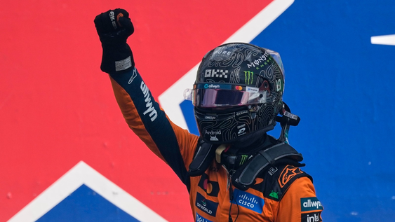 Lando Norris se quedó con la carrera en Zandvoort.
