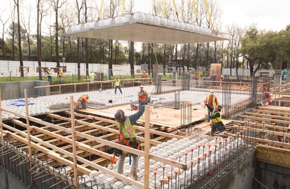 ¿Losas con burbujas de aire?