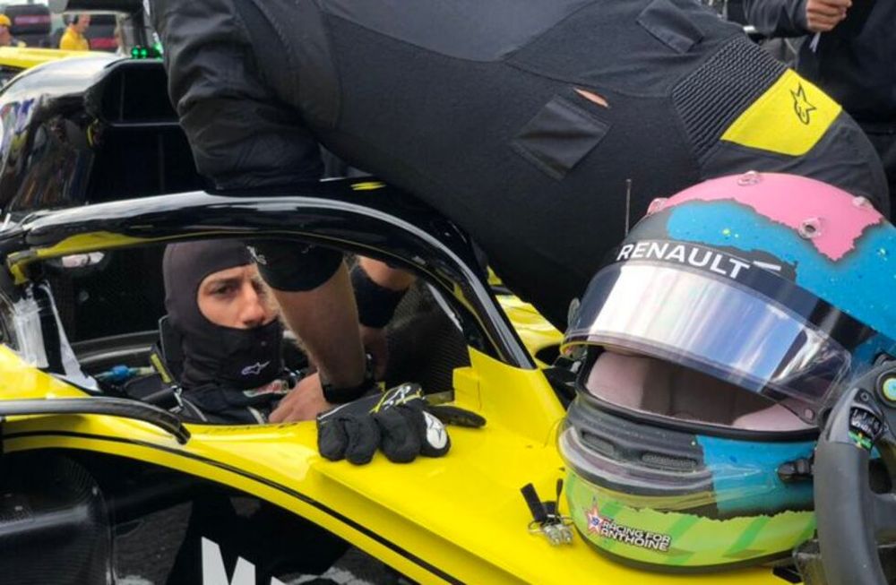 Ricciardo señaló que no quiso correr en Bélgica tras la muerte de Hubert