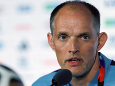 Thomas Tuchel, DT de Inglaterra en la previa al partido contra Argentina.