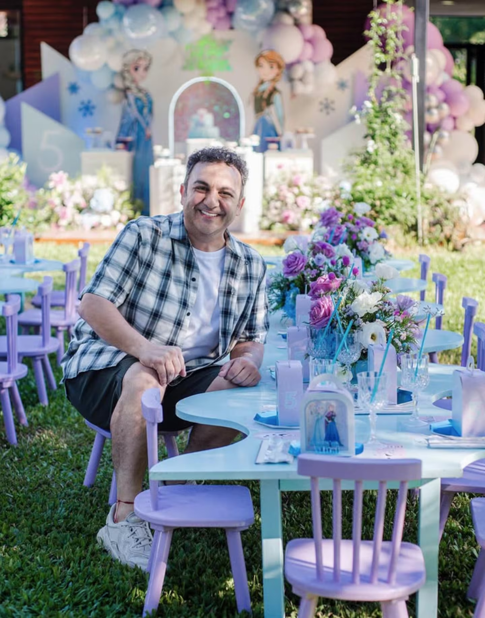 Topa le festejó a su hija su cumpleaños y no faltó nada.