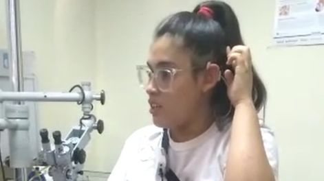 Dámaris Álvares volvió a escuchar - Gentileza Yesica Olguin