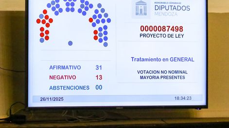 La Cámara de Diputados de Mendoza dio media media sanción a los proyectos mineros
