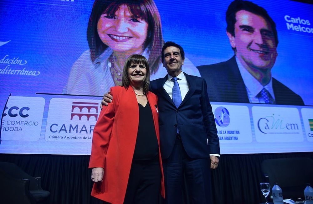 Patricia Bullrich presenta a Carlos Melconian como su referente en economía. / Foto: Pedro Castillo / La Voz