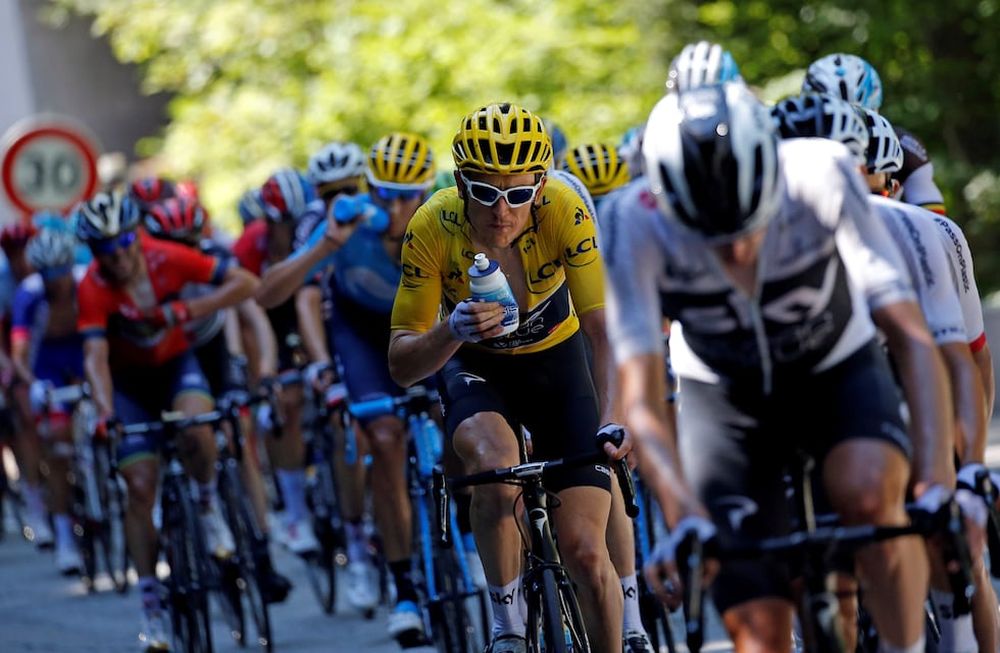 Geraint Thomas ganó en Alpe DHuez y mantuvo la malla líder en el Tour de France