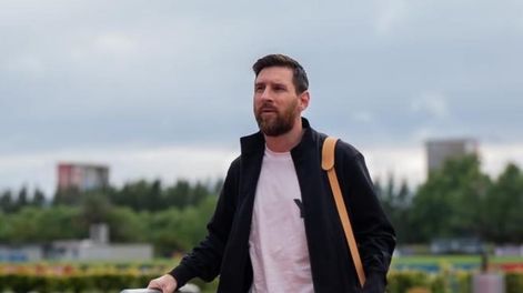 Los Andes | Llegó el rey: Lionel Messi ya está en la Argentina. / Gentileza.