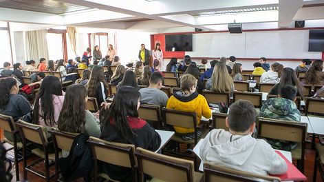 Los Andes | En agosto, miles de aspirantes iniciaron los encuentros presenciales para ingresar a los colegios secundarios de la Universidad Nacional de Cuyo. Foto: Los Andes