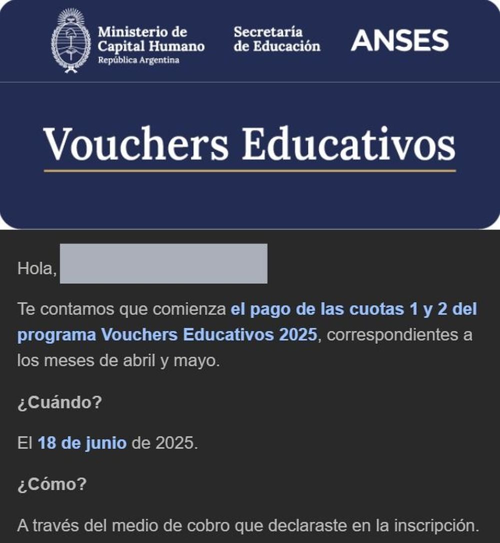 Cada estudiante recibe hasta $40.500 si cobró abril y mayo juntos.