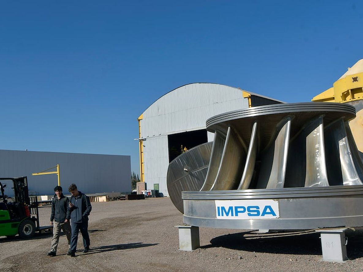 Empresa IMPSA Industria Metalurgica Pescarmona Foto: Los Andes