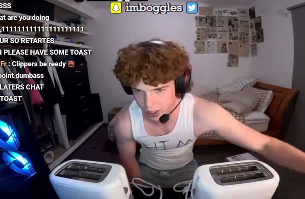 Twitch ha suspendo la cuenta de Boogles durante 30 días por considerar que había puesto en peligro su propia vida de manera irresponsable en directo.