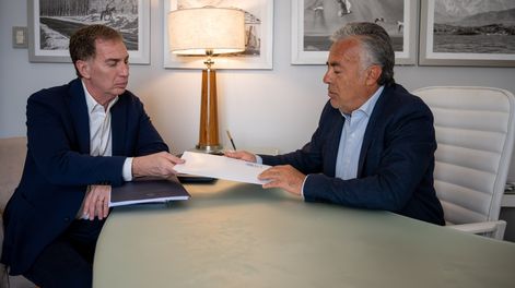 Diego Santilli y Alfredo Cornejo.