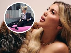 Wanda Nara le pintó de rosa la Lamborghini a Mauro Icardi.