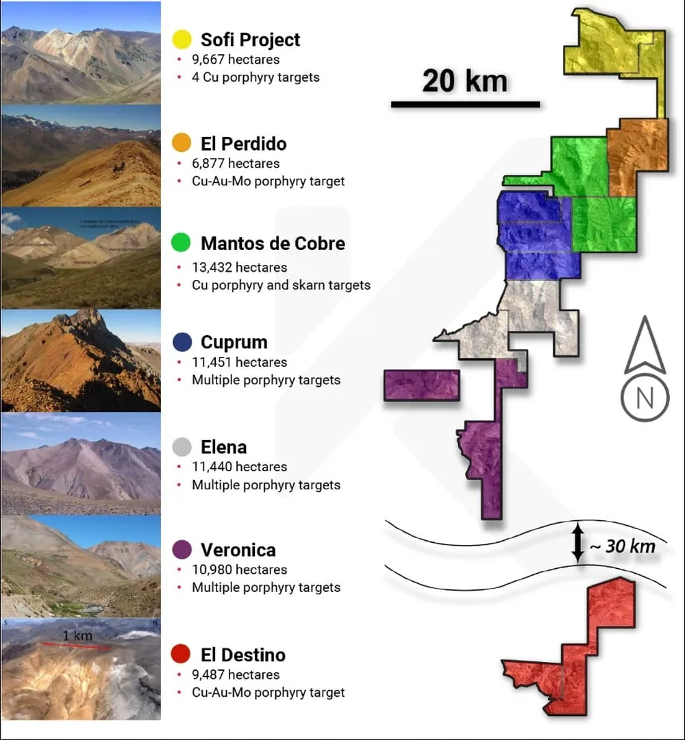  Inversión minera cobre Mendoza. Proyectos de Kobrea