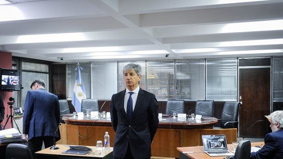 Walter bento Juez de Mendoza  durante el  día 2  del juicio en el Consejo de la Magistratura de la ciudad de Buenos Aires ArgentinaFoto Federico Lopez Claro