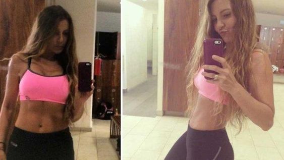 Mónica Ayos calentó las redes desde el gym